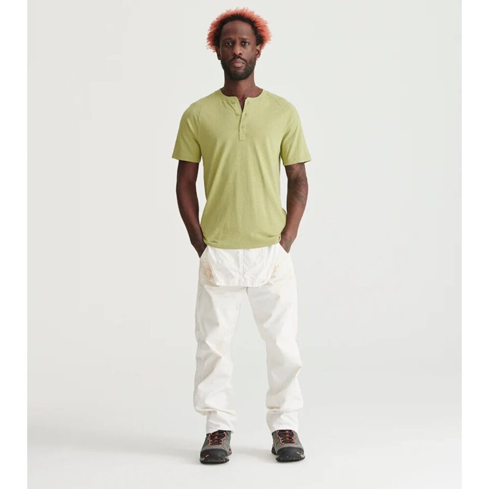 NWT United by Blue Men's Organic Henley T-Shirt Size X-Large